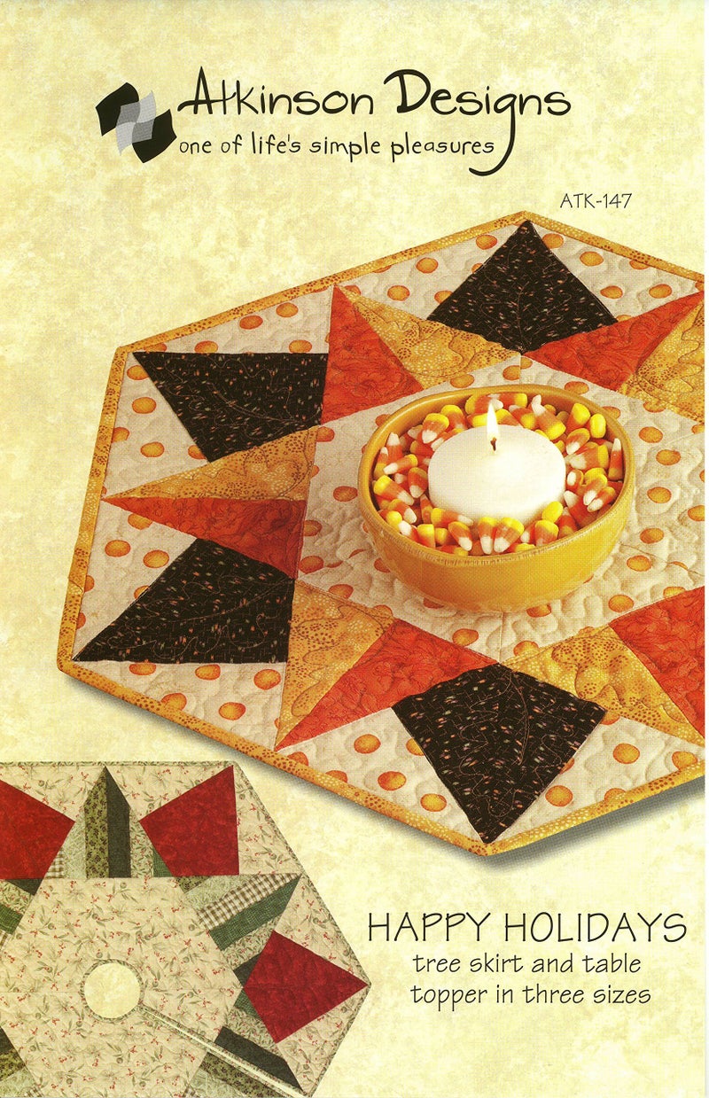 Atkinson Design ATK147 Happy HolidayPattern - Image 1